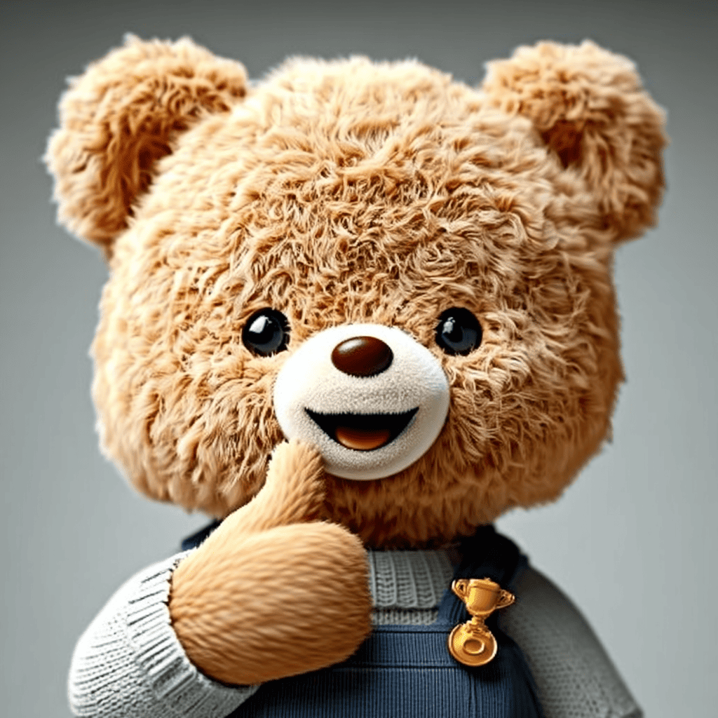 振り返るマスコット