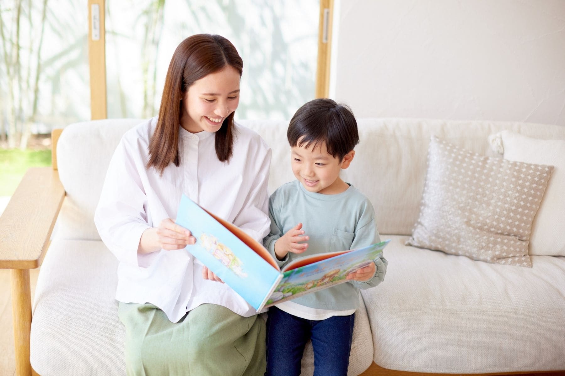 製本された絵本の実物